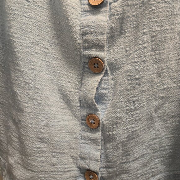 Rip Curl Summer Boho Style Top in Light Blue - Picture 2 of 5